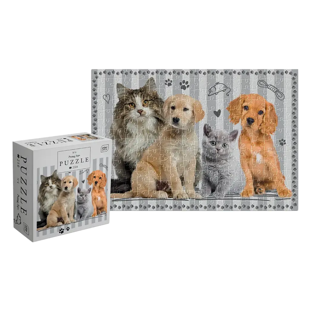 INTERDRUK - PUZZLE 250 - PUPPY SIGN 4