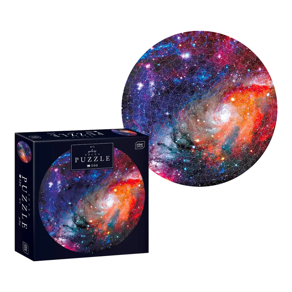 INTERDRUK - PUZZLE ROUND 500 - GALAXY 1