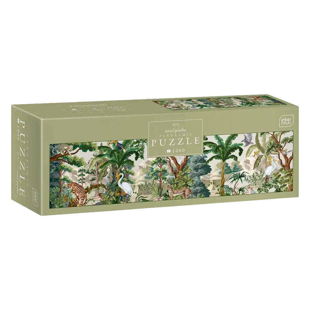 INTERDRUK - PUZZLE PANORAMIC 1000 - SECRET GARDEN 1