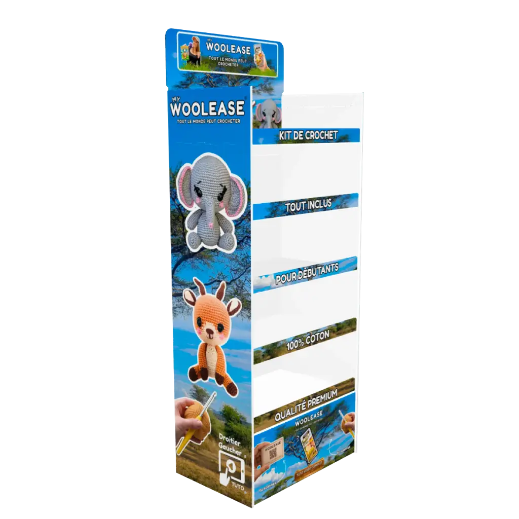DISPLAY MY WOOLEASE (75 KITS)