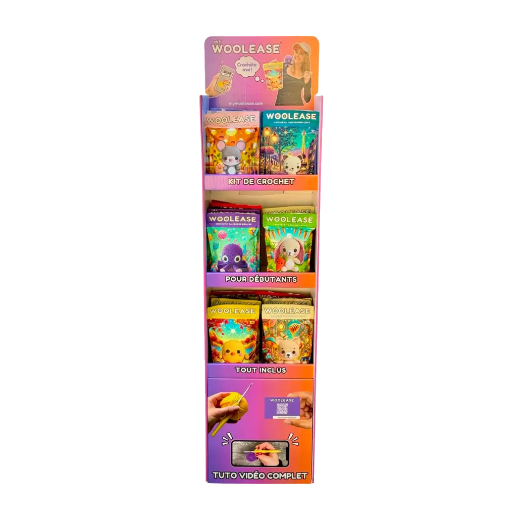 DISPLAY MY WOOLEASE (24 KITS)