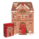 INTERDRUK - PUZZLE 200 - SHAPE CHRISTMAS GINGERBREAD HOUSE