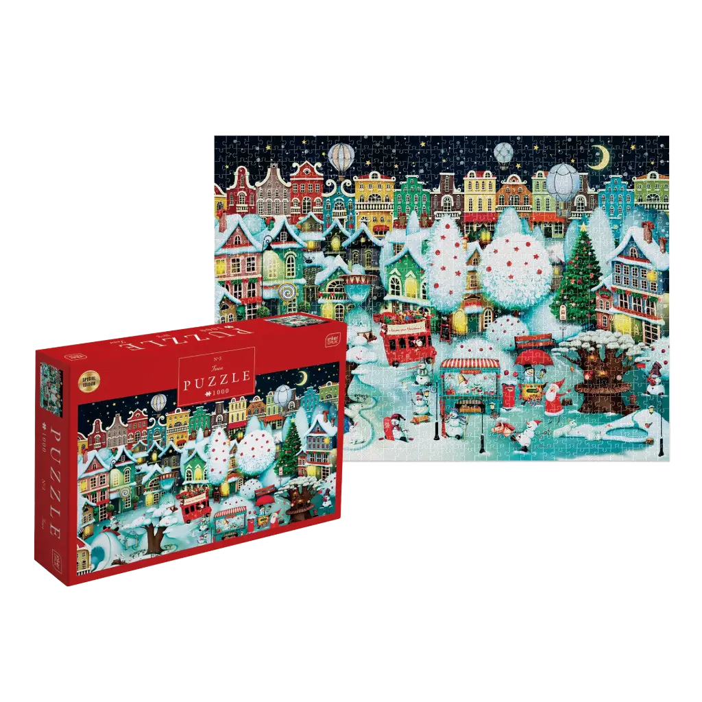 INTERDRUK - PUZZLE 1000 - CHRISTMAS TOWN