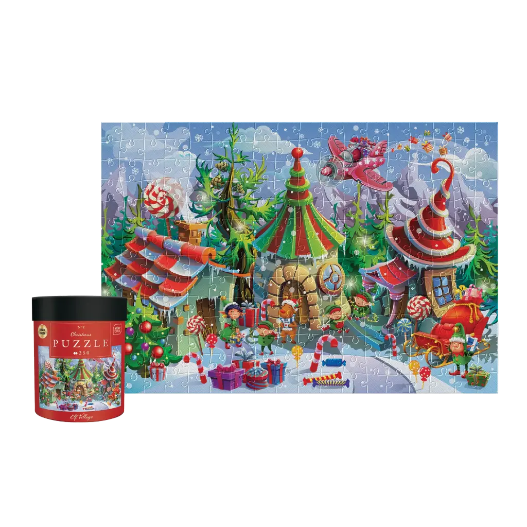 INTERDRUK - PUZZLE 250 - CHRISTMAS ELF VILLAGE
