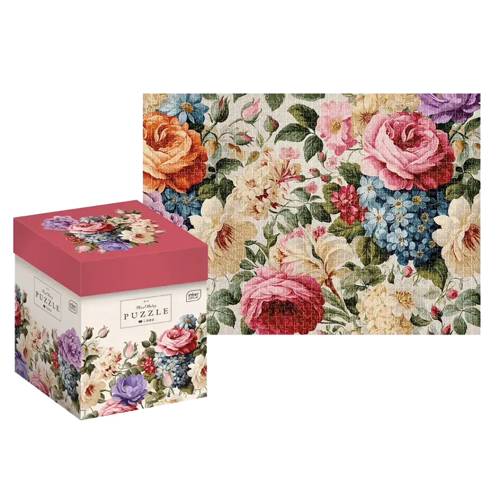 INTERDRUK - PUZZLE 1000 BOX - FLOWERS 1