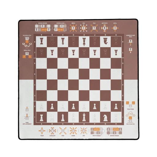 [01403] PLAYMAT Learn Chess 60x60