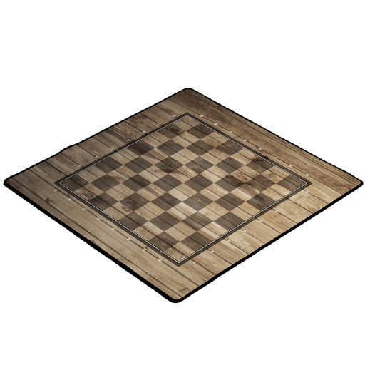 [01534] PLAYMAT - Chess Wood 40x40