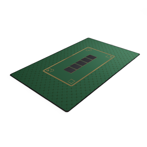 [01902] PLAYMAT Poker Green 100x60