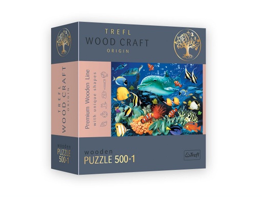 [02136] Wooden Puzzle 500 pcs - Sea Life