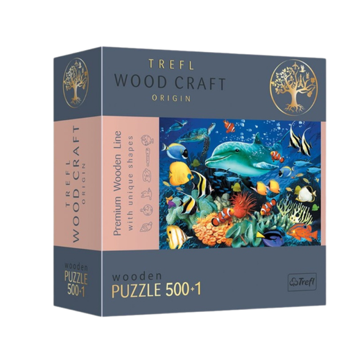 [02136] Wooden Puzzle 500 pcs - Sea Life