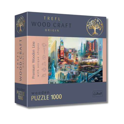 [02144] Wooden Puzzle 1000 pcs - New York