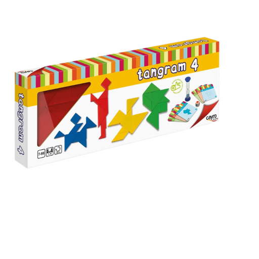 [02559] 4 WOODEN TANGRAMS