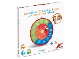 [02575] CAYRO SAFETY DARTBOARD SUN WITH BALLS