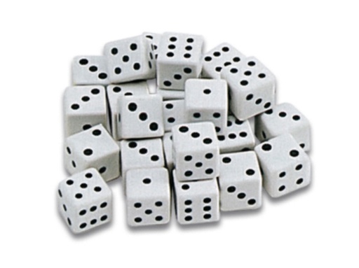 [02603] CAYRO BAG WITH 25 DICE (12 mm)