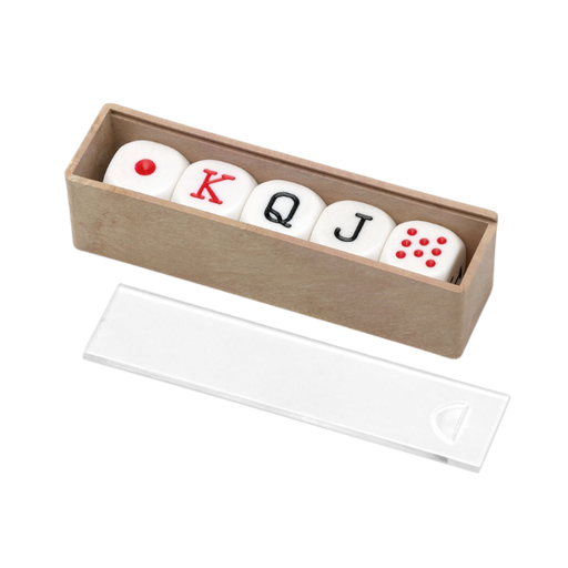 [02389] 5 POKER DICES SET