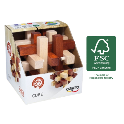 [02534] CAYRO CUBE 10X10 (FSC WOOD)
