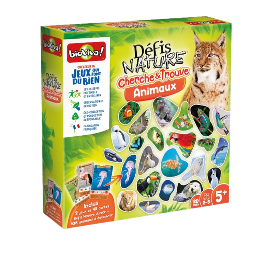 [02837] BIOVIVA - DÉFIS NATURE - CHERCHE ET TROUVE LES ANIMAUX