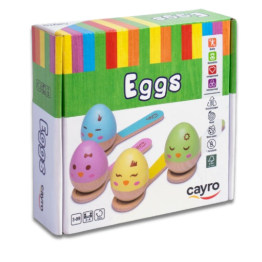 [02677] CAYRO EGGS (FSC WOOD)