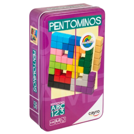 [02686] CAYRO PENTOMINOS METAL BOX (FSC WOOD)