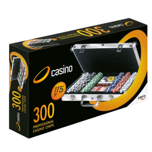[02687] CAYRO 300 POKER CHIPS (11,5gr) ALUMINIUM CASE