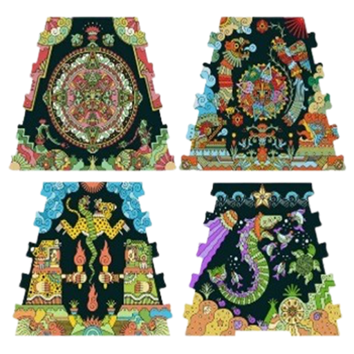 [03137] CLUEPUZZLE - SET 1 - AZTEC REALMS