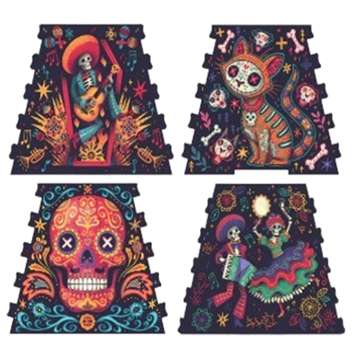 [03138] EXT. CLUEPUZZLE PYRAMID OF THE SUN - DAY OF THE DEAD