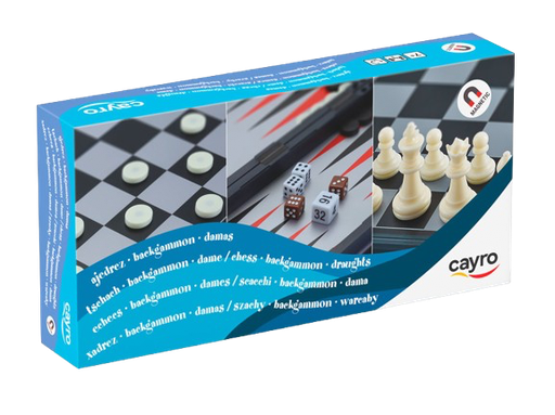 [03256] CAYRO - MAGNETIC CHESS-DRAUGHTS-BACKGAMMON