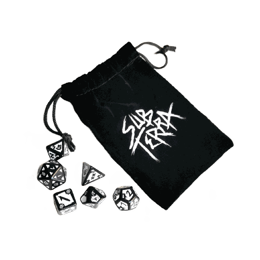 [03471] SUB TERRA - SACHET DE 6 DÉS OFFICIELS