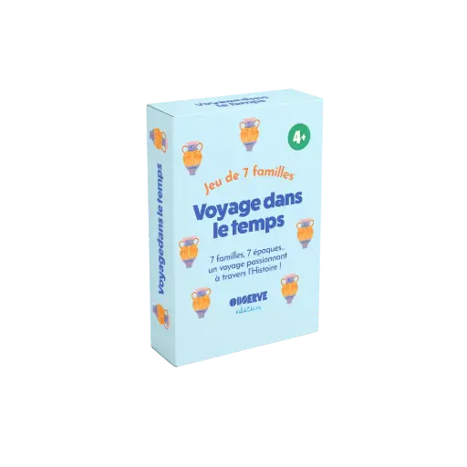 [03612] OBSERVE - LE JEU DE 7 FAMILLES - VOYAGE DANS LE TEMPS