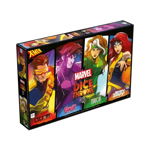 [03630] DICE THRONE MARVEL - CYCLOPE, GAMBIT, MALICIA, JEAN GREY