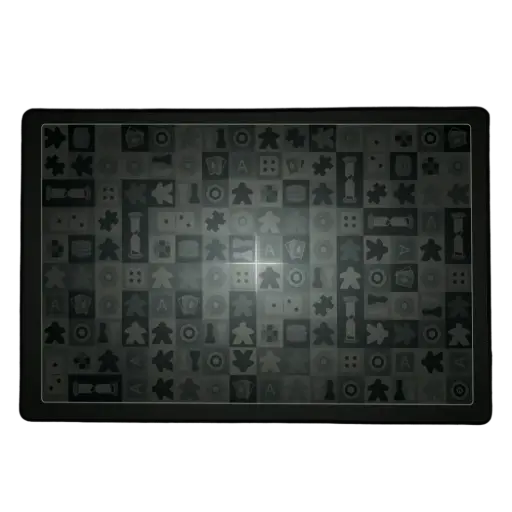 [03671] PLAYMAT 60X40 - SIGNATURE - GRAPHITE