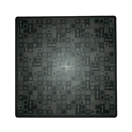 [03673] PLAYMAT 60X60 - SIGNATURE - GRAPHITE