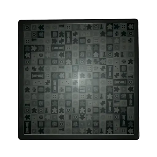 [03676] PLAYMAT 76X76 - SIGNATURE - GRAPHITE