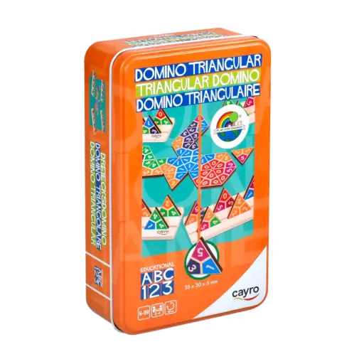 [03740] CAYRO - DOMINO TRIANGULAR TRAVEL METAL BOX