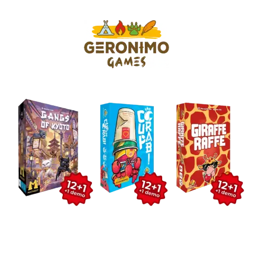 OFFRE GERONIMO GAMES - NOUVEAUTÉS - DÉBUT 2026