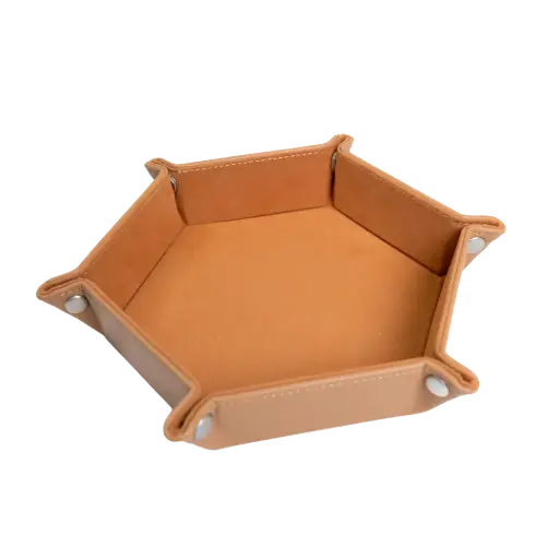 [03817] DICE TRAY DELUXE MAGNETIC - CARAMEL
