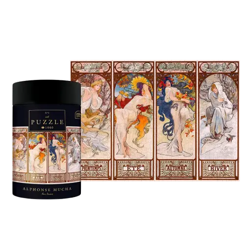 [03818] INTERDRUK - PUZZLE 1000 - ART 1 MUCHA