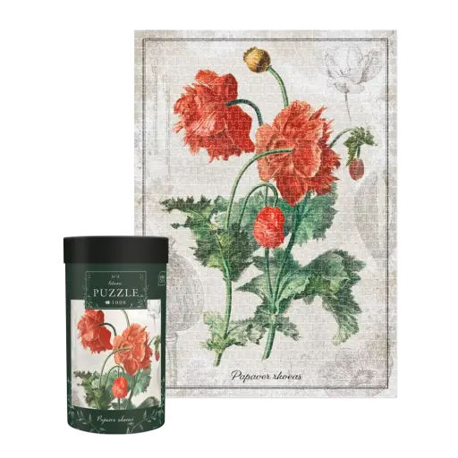 [03832] INTERDRUK - PUZZLE 1000 - BOTANIC POPPY