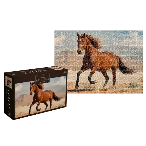 [03853] INTERDRUK - PUZZLE 1000 - WILD HORSES 2