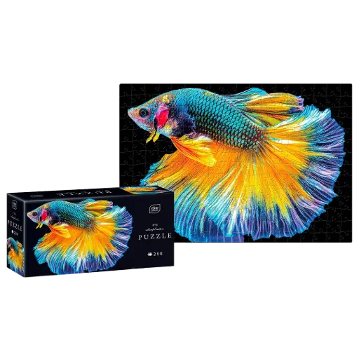[03863] INTERDRUK - PUZZLE 250 - COLOURFUL NATURE 6 FISH