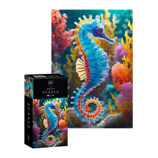 [03864] INTERDRUK - PUZZLE 250 - COLOURFUL NATURE 7 SEA HORSE