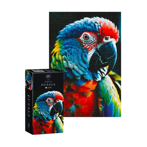 [03866] INTERDRUK - PUZZLE 250 - COLOURFUL NATURE 9 PARROT