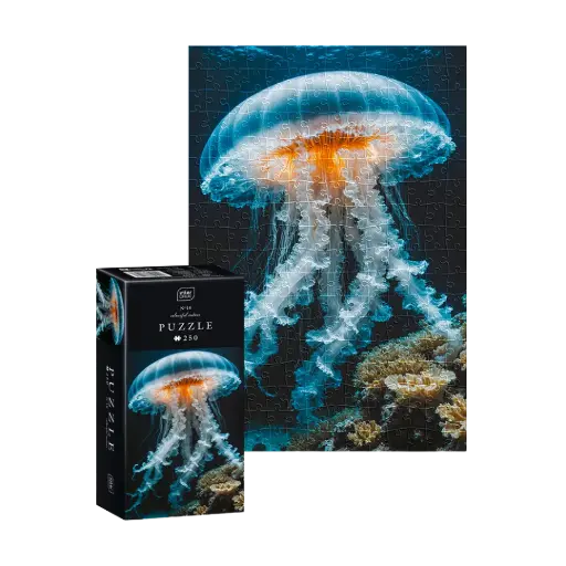 [03867] INTERDRUK - PUZZLE 250 - COLOURFUL NATURE 10 JELLYFISH