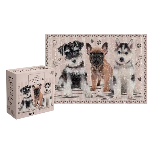 [03882] INTERDRUK - PUZZLE 250 - PUPPY SIGN 2