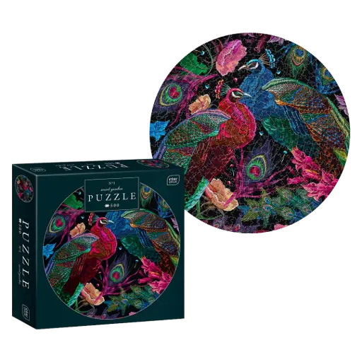 [03902] INTERDRUK - PUZZLE 500 - ROUND SECRET GARDEN 1