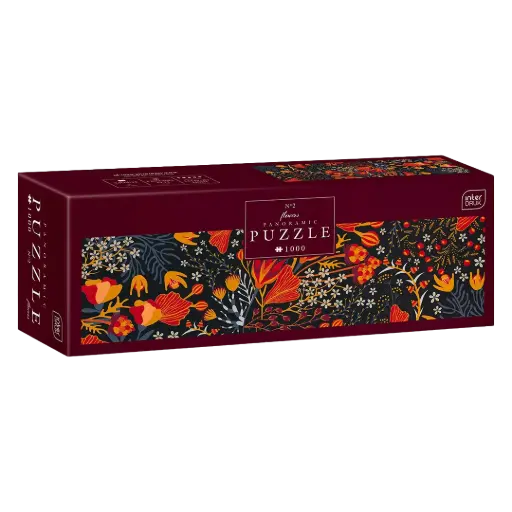 [03908] INTERDRUK - PUZZLE PANORAMIC 1000 - FLOWERS 2