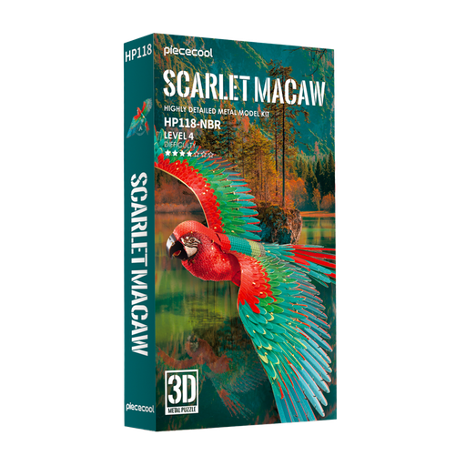 [03938] PIECECOOL - SCARLET MACAW