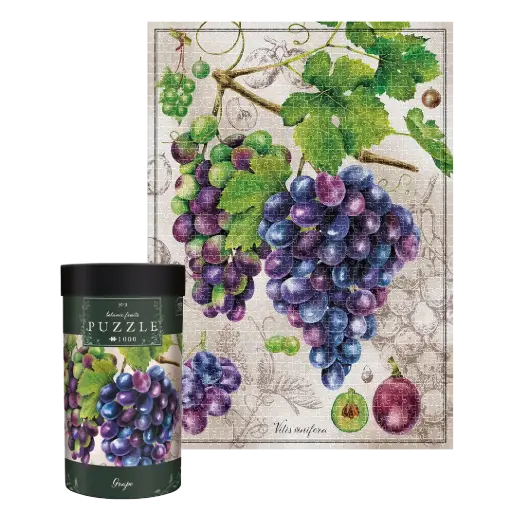 [04092] INTERDRUK - PUZZLE 1000 - BOTANIC FRUITS 3 GRAPE