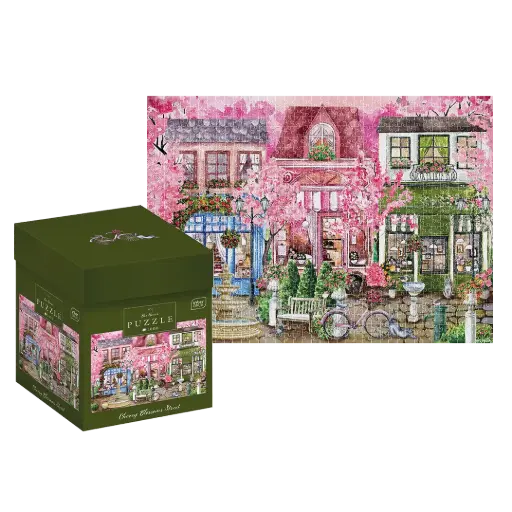 [04103] INTERDRUK - PUZZLE 1000 BOX - HOUSES 1