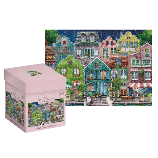 [04105] INTERDRUK - 1000 PUZZLE BOX - HOUSES 3